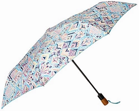 Sakroots Women's Artist Circle Boxed Umbrella, Turq Brave Beauti