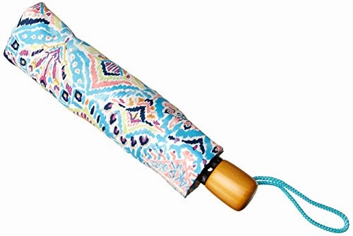 Sakroots Women's Artist Circle Boxed Umbrella, Turq Brave Beauti