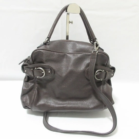 Salvatore Ferragamo Boston Bag Handbag Shoulder Bag (Pre-Owned)