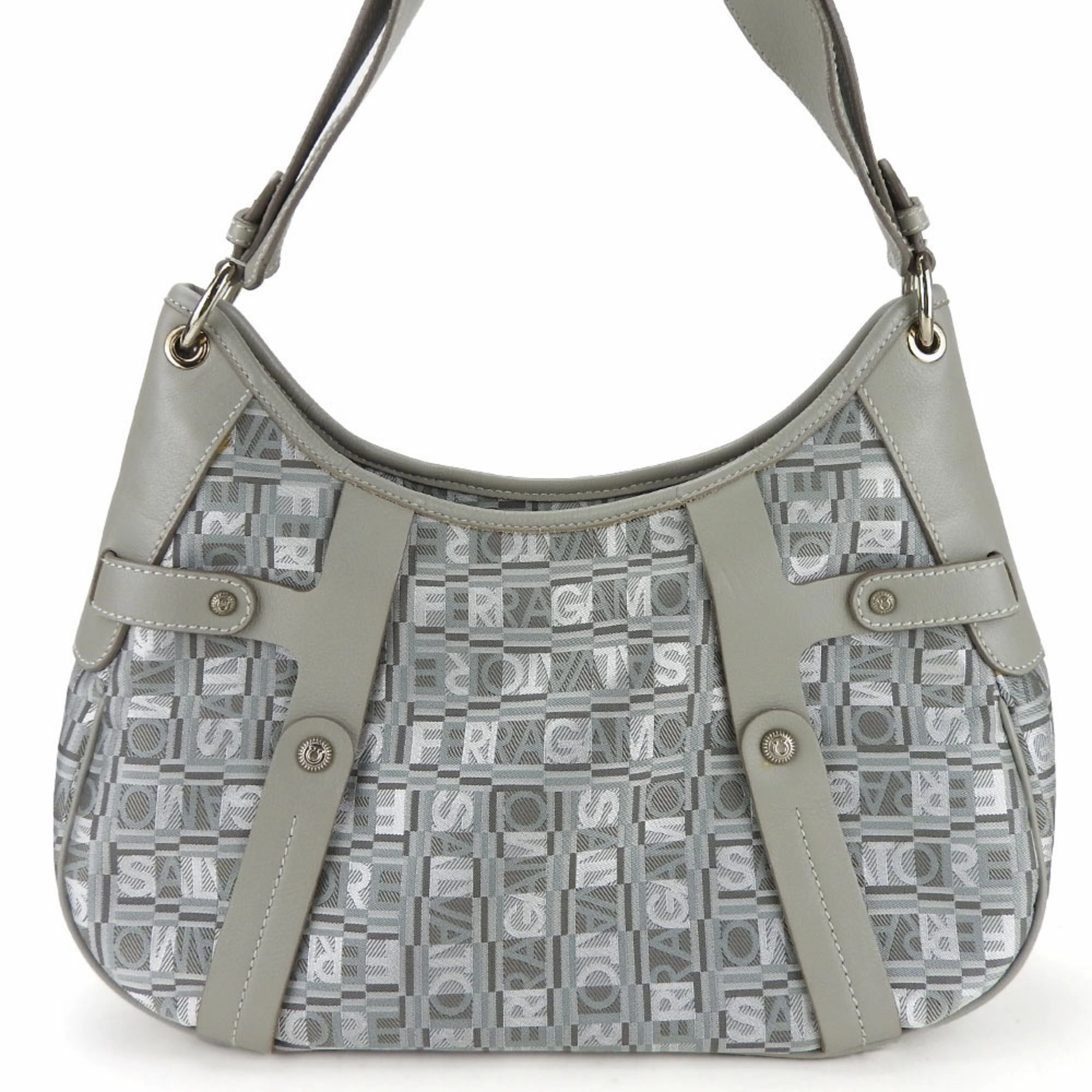 Salvatore Ferragamo  Canvas Shoulder Bag (Pre-Owned)