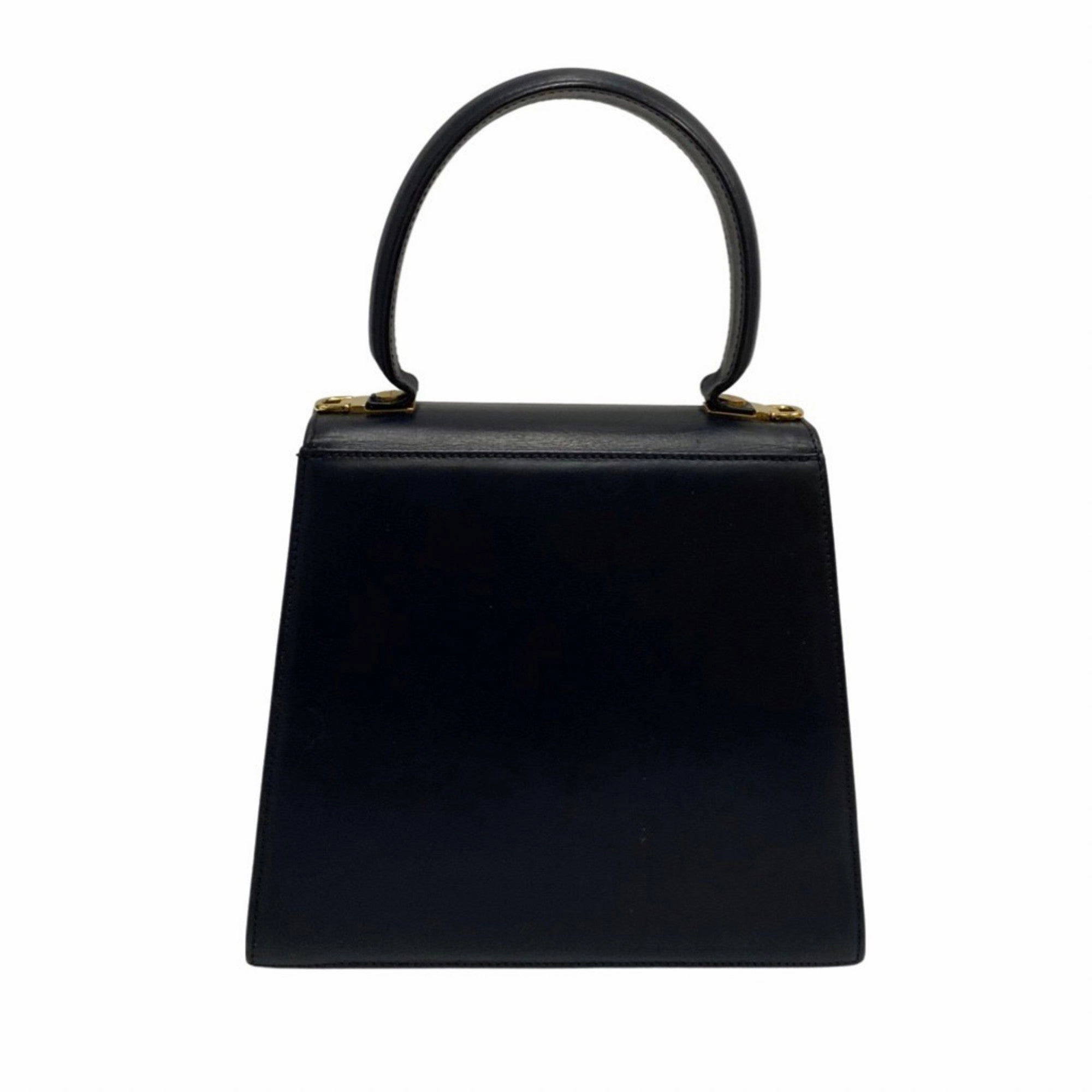 Salvatore Ferragamo Gancini  Leather Shoulder Bag (Pre-Owned)