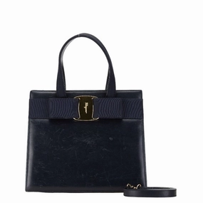 Salvatore Ferragamo  Leather Handbag Shoulder Bag (Pre-Owned)