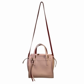 Salvatore Ferragamo pink  Color Leather Handbag Shoulder Bag (Pre-Owned)