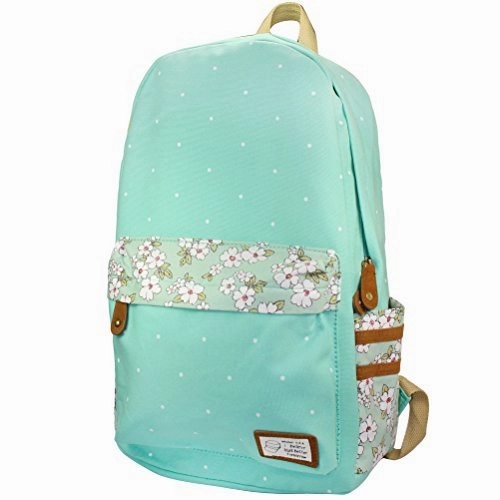 Samaz Causal Lightweight Canvas Laptop Bag/Cute Backpacks/ Shoulder Bag/ School Backpack/ Travel