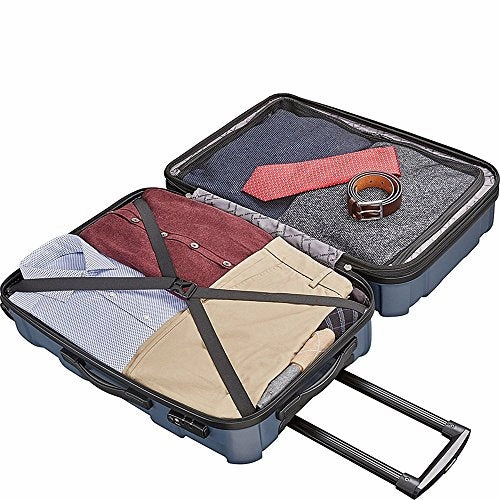 Samsonite 92794-1101 Centric Hardside 20" Carry-On Luggage, Blue Slate With Portable Luggage Scale