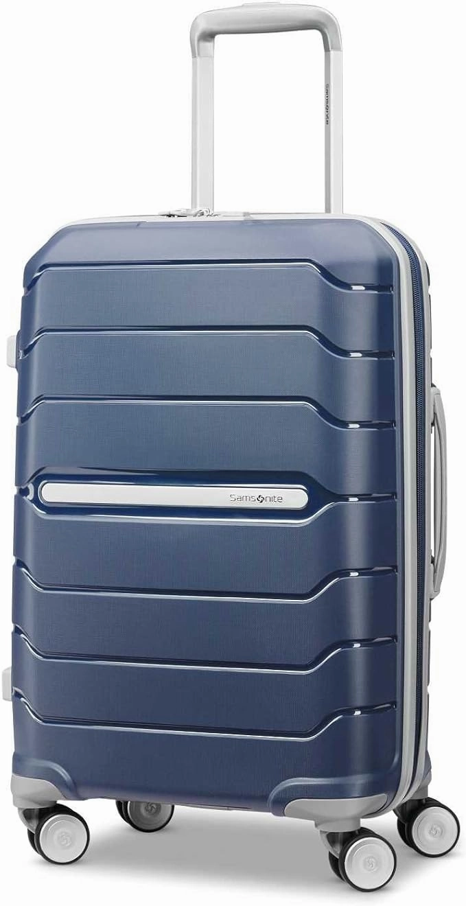 Samsonite Freeform 3 Piece Set 21|24|28 Inch Expandable Spinners (Navy)
