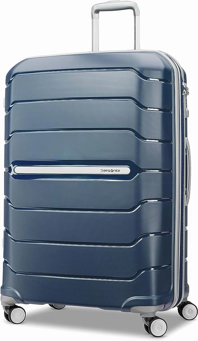 Samsonite Freeform 3 Piece Set 21|24|28 Inch Expandable Spinners (Navy)