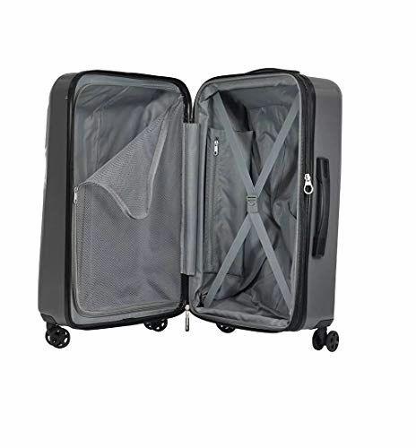 Samsonite Frontier Spinner Unisex Small Black Polycarbonate Luggage Bag Q12009001