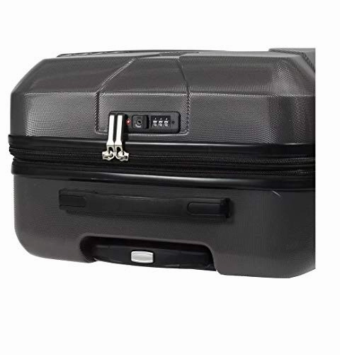 Samsonite Frontier Spinner Unisex Small Black Polycarbonate Luggage Bag Q12009001
