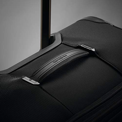 Samsonite Lineate Underseat Carry On Boarding Bag with Spinner Wheels, Obsidian Black