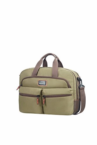 SAMSONITE Rockwell - Laptop Bailhandle 15.6" Briefcase, 42 cm, 18.5 liters, Green (Olive)