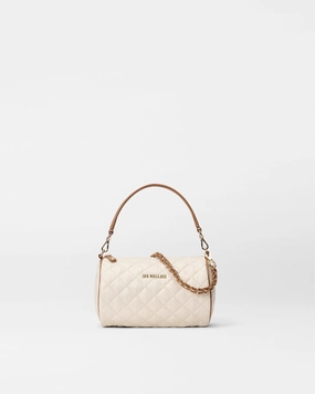 Sandshell with Brown Crosby Barrel Crossbody