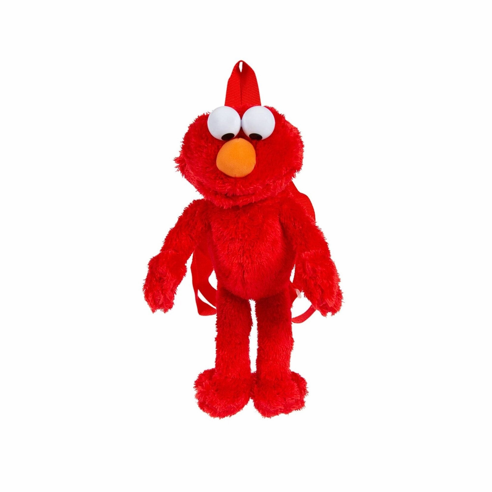 Sesame Street Elmo Plush Backpack | 15 Inches Tall