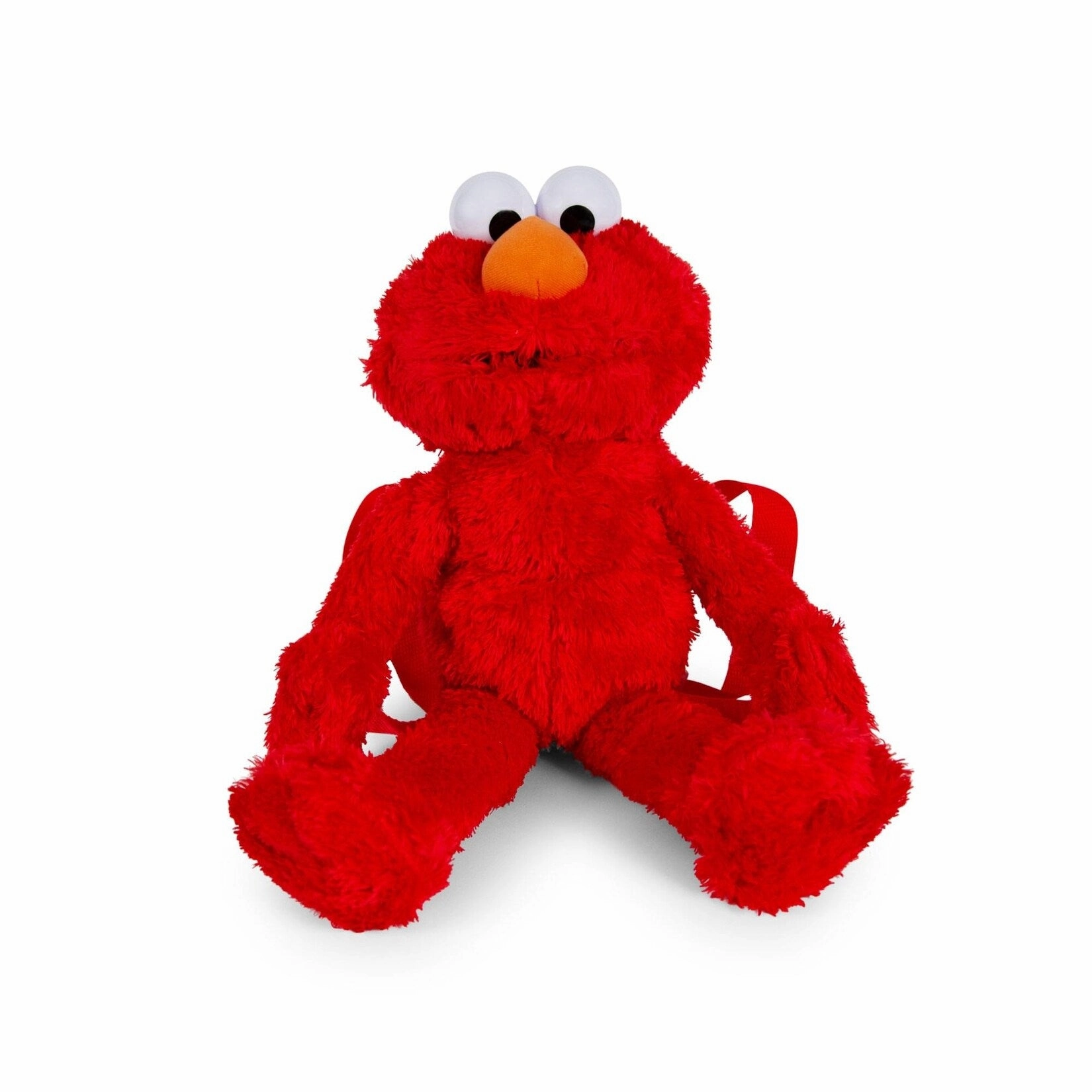 Sesame Street Elmo Plush Backpack | 15 Inches Tall