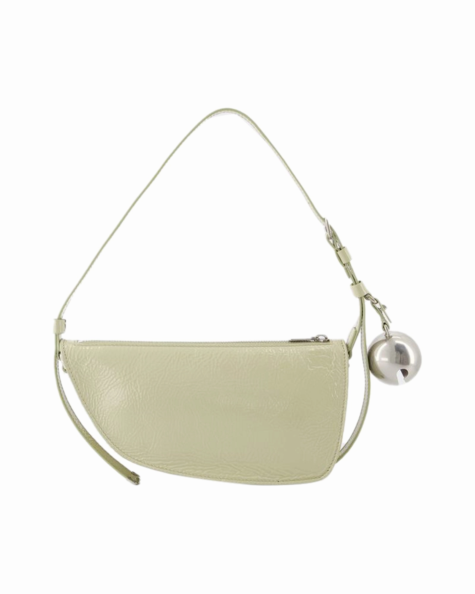 Shield Sling Mini Wallet On Chain - Burberry - Leather - Beige