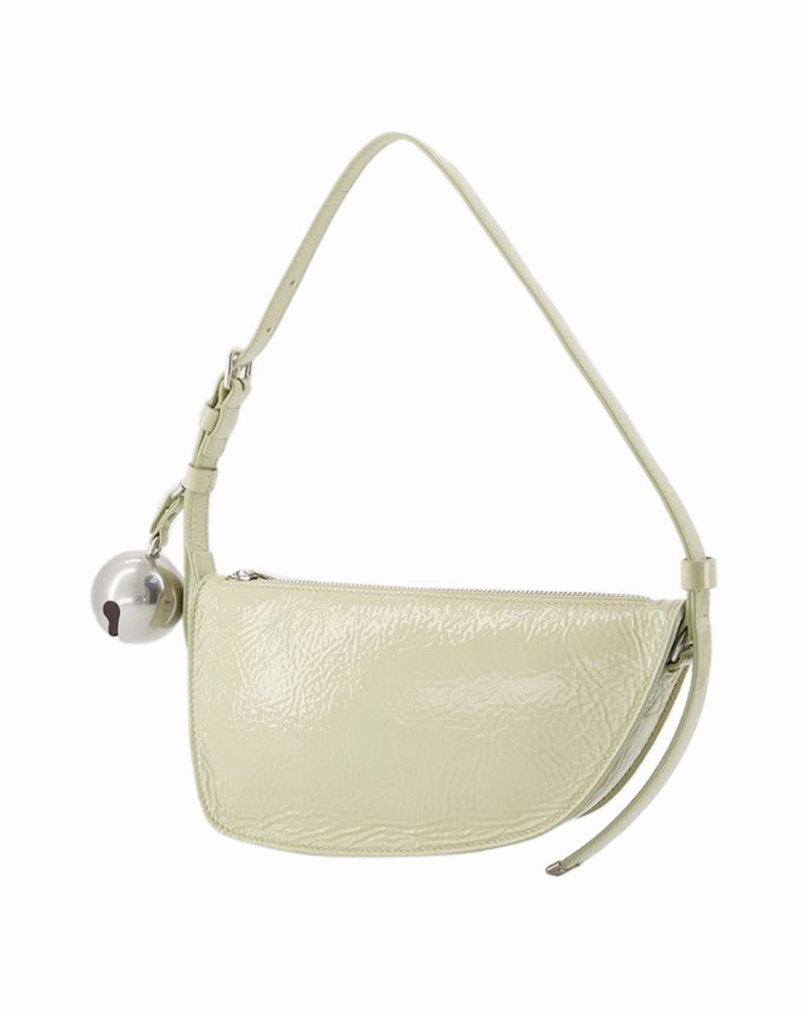 Shield Sling Mini Wallet On Chain - Burberry - Leather - Beige