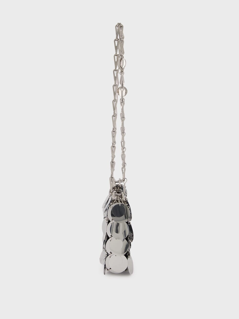 Silver Sparkle Discs Nano Bag