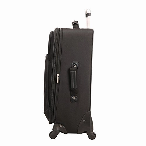 Skyway Epic | 3-Piece Set | 24" and 28" Expandable Spinners, Travel Pillow (Black)