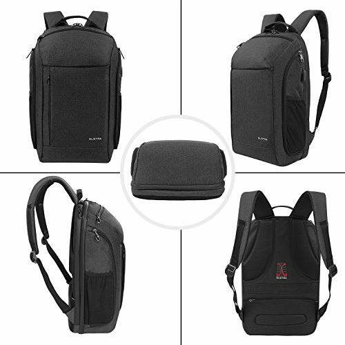 Slotra Carry On Travel Backpack 25L With Laptop Compartment And Usb Charging Port Laptop Rucksack
