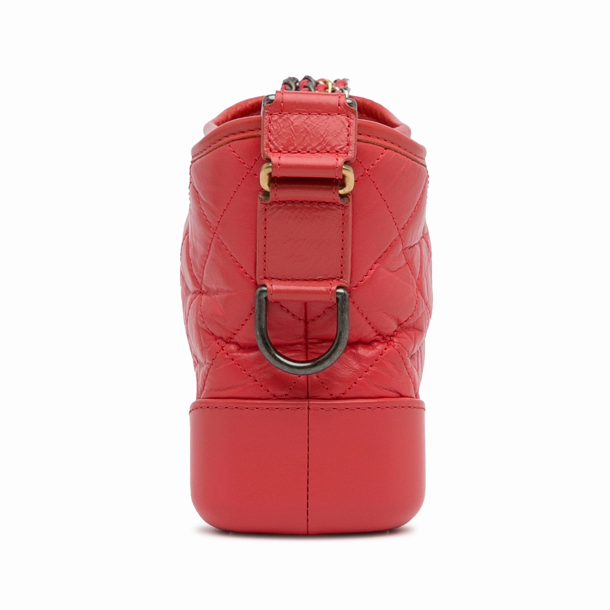 Small Chevron Lambskin Gabrielle Crossbody