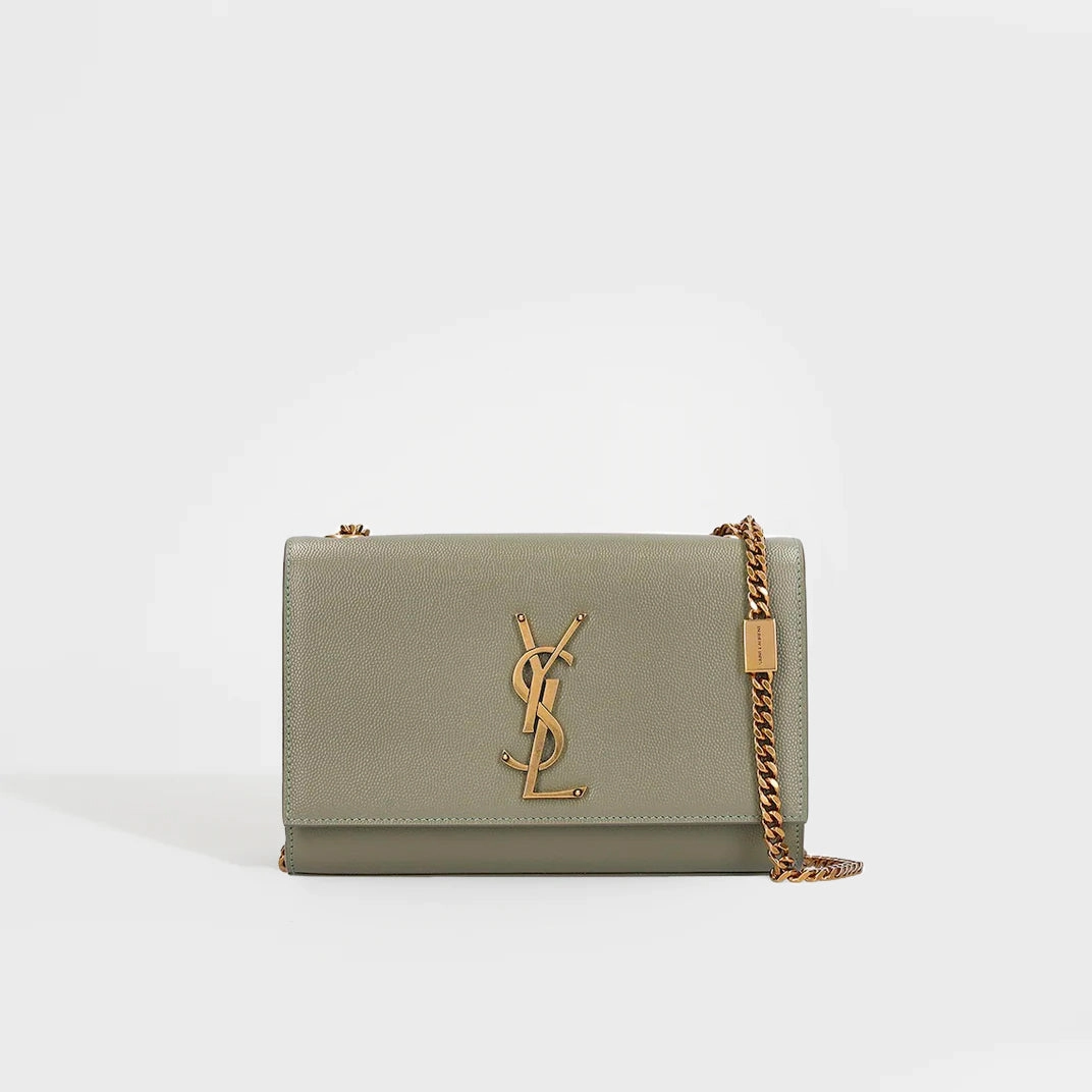 Small Kate Shoulder Bag in Light Sage