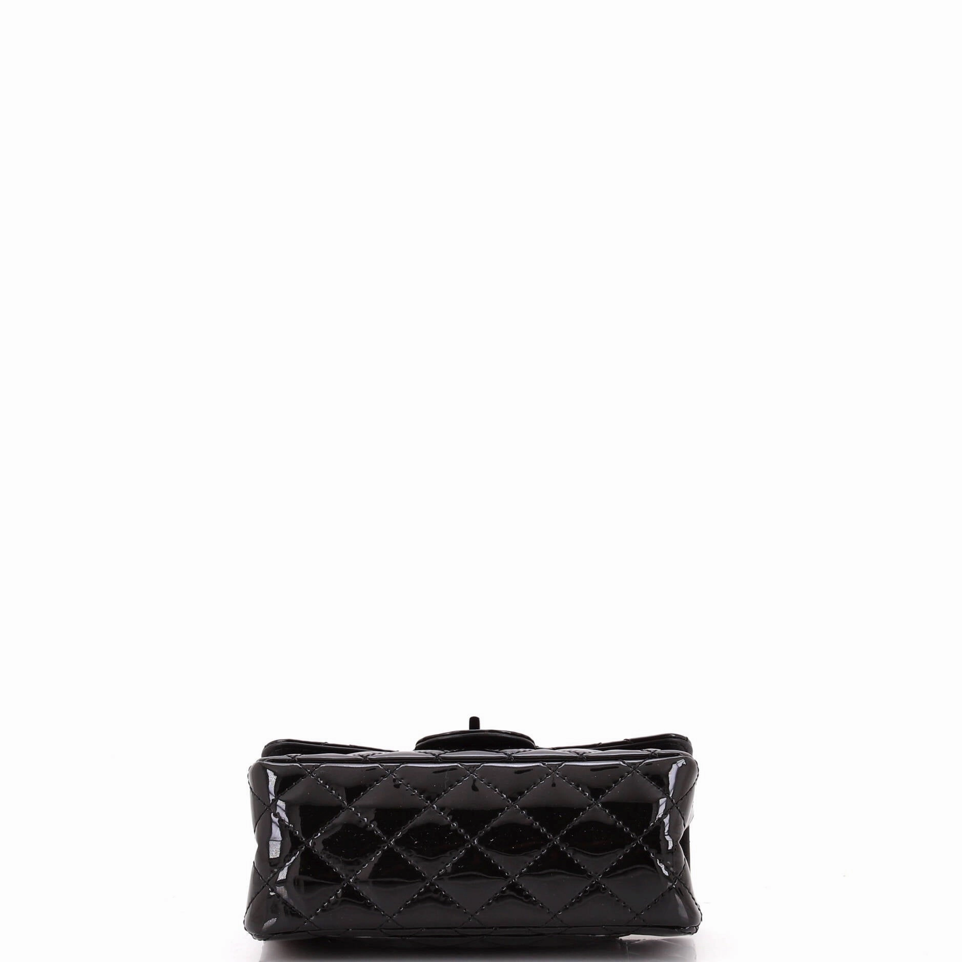 So Black Reissue 2.55 Flap Bag Quilted Patent Mini