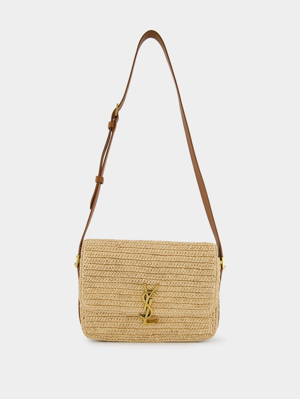 Solferino Raffia Shoulder Bag