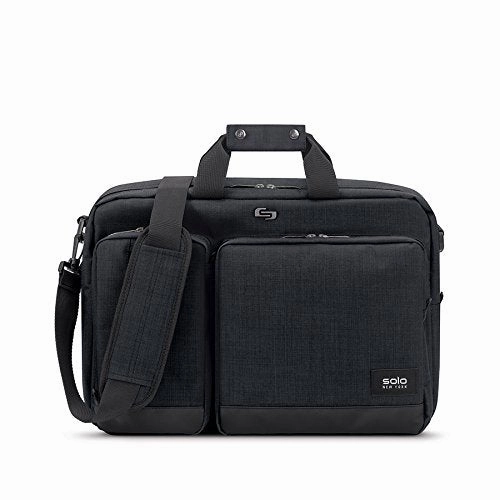 Solo Duane 15.6 Inch Laptop Hybrid Briefcase Backpack Backpack, Slate