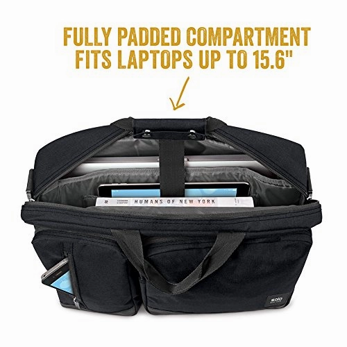 Solo Duane 15.6 Inch Laptop Hybrid Briefcase Backpack Backpack, Slate