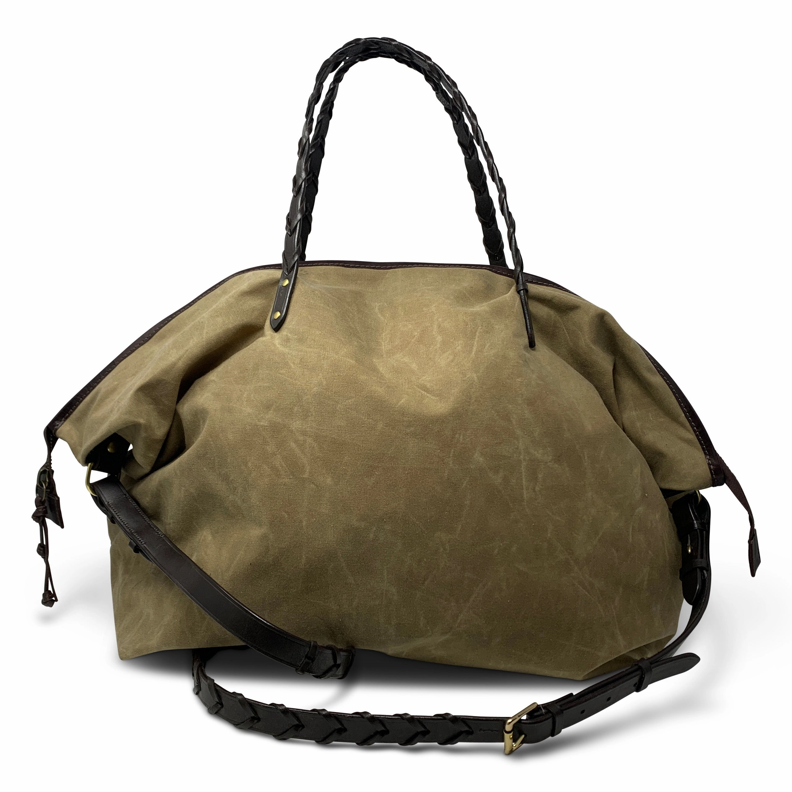 SPICED WAXED CANVAS TRAVEL BAG