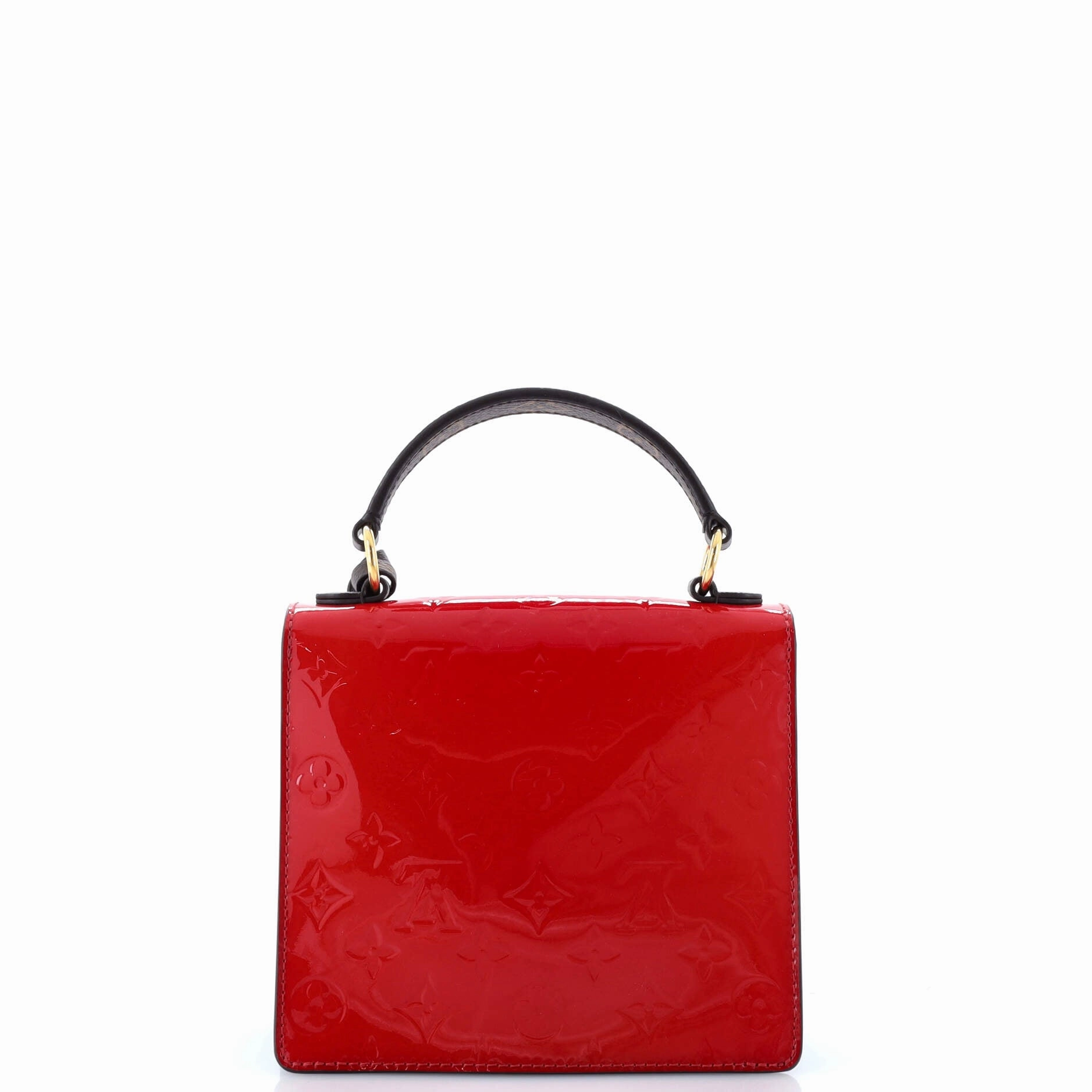 Spring Street NM Handbag Monogram Vernis with Monogram Canvas and Epi Leather
