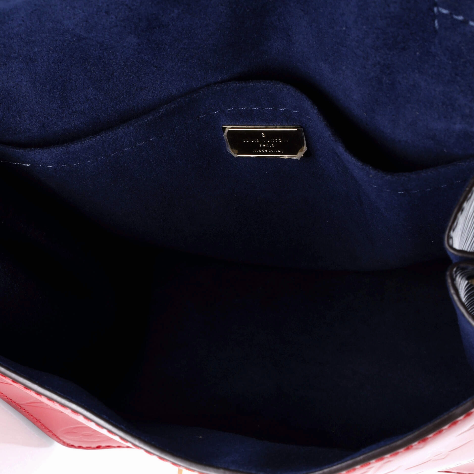 Spring Street NM Handbag Monogram Vernis with Monogram Canvas and Epi Leather