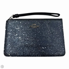 Star Glitter Wristlet Designer By Coach, Size: Medium