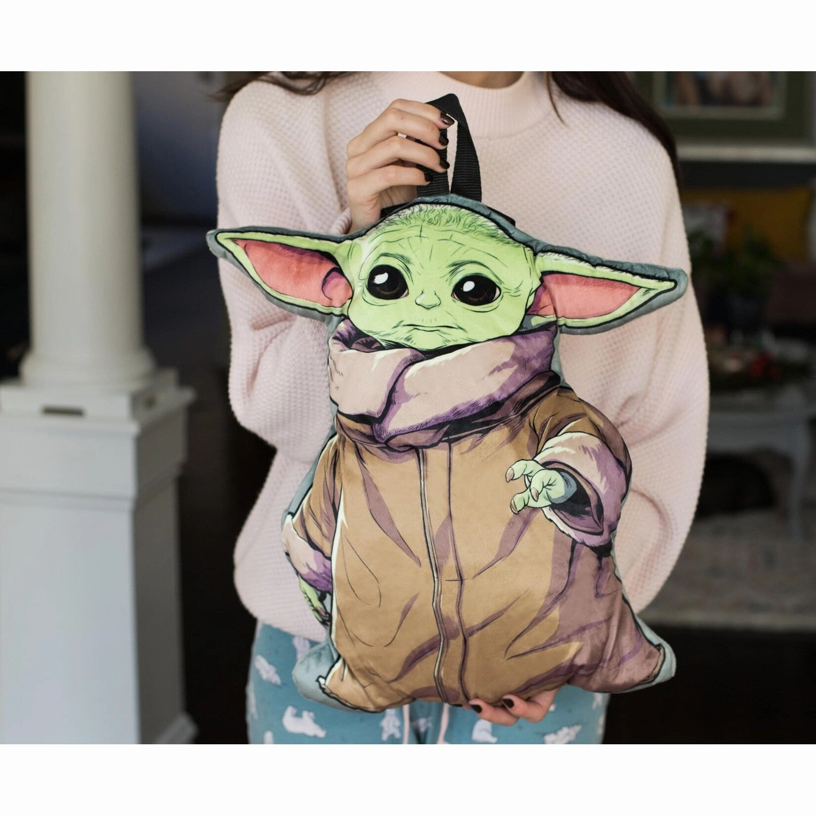 Star Wars: The Mandalorian The Child Plush Backpack for Kids | 16 Inches