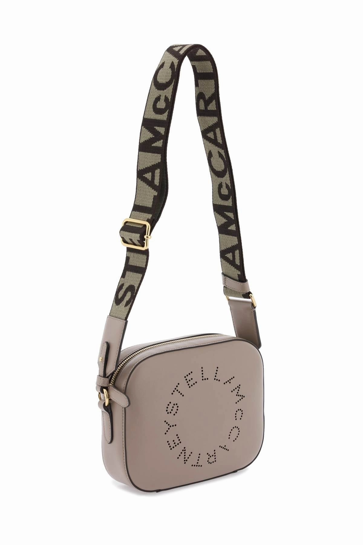 Stella mccartney camera bag with perforated stella logo