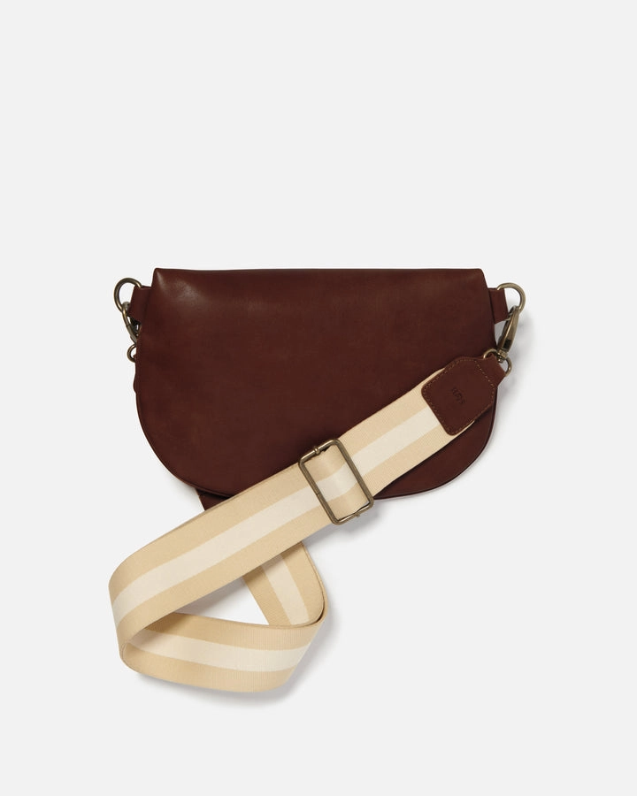 Stitch & Hide Murphy Sling Crossbody Bag Mocha Brown
