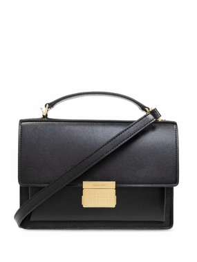 Structured Handbag With Gold-Tone Clasp