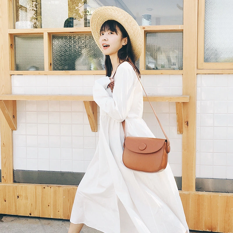 Stylish LEATHER WOMENs Cute Saddle SHOULDER Bags Purse with Tassels