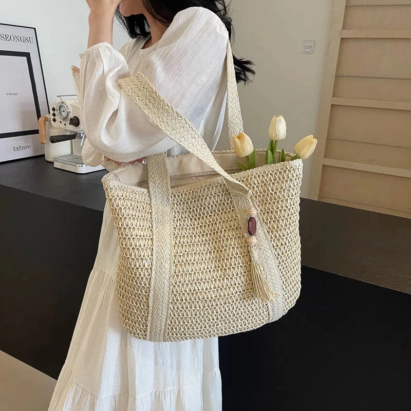 Summer Beach Casual (large) Straw Bags