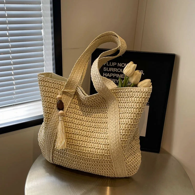 Summer Beach Casual (large) Straw Bags