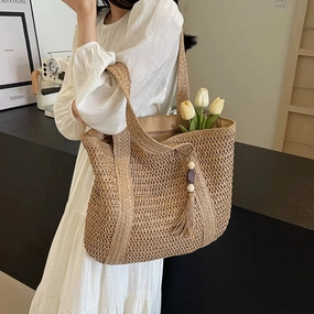 Summer Beach Casual (large) Straw Bags