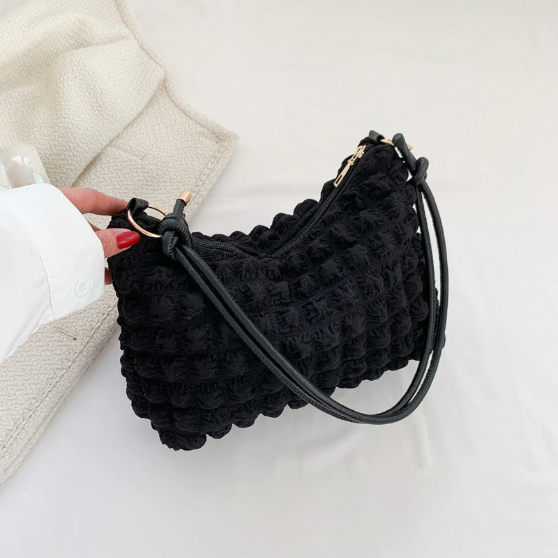 Summer Bubble Style Nylon Casual Shoulder Commuter Bag