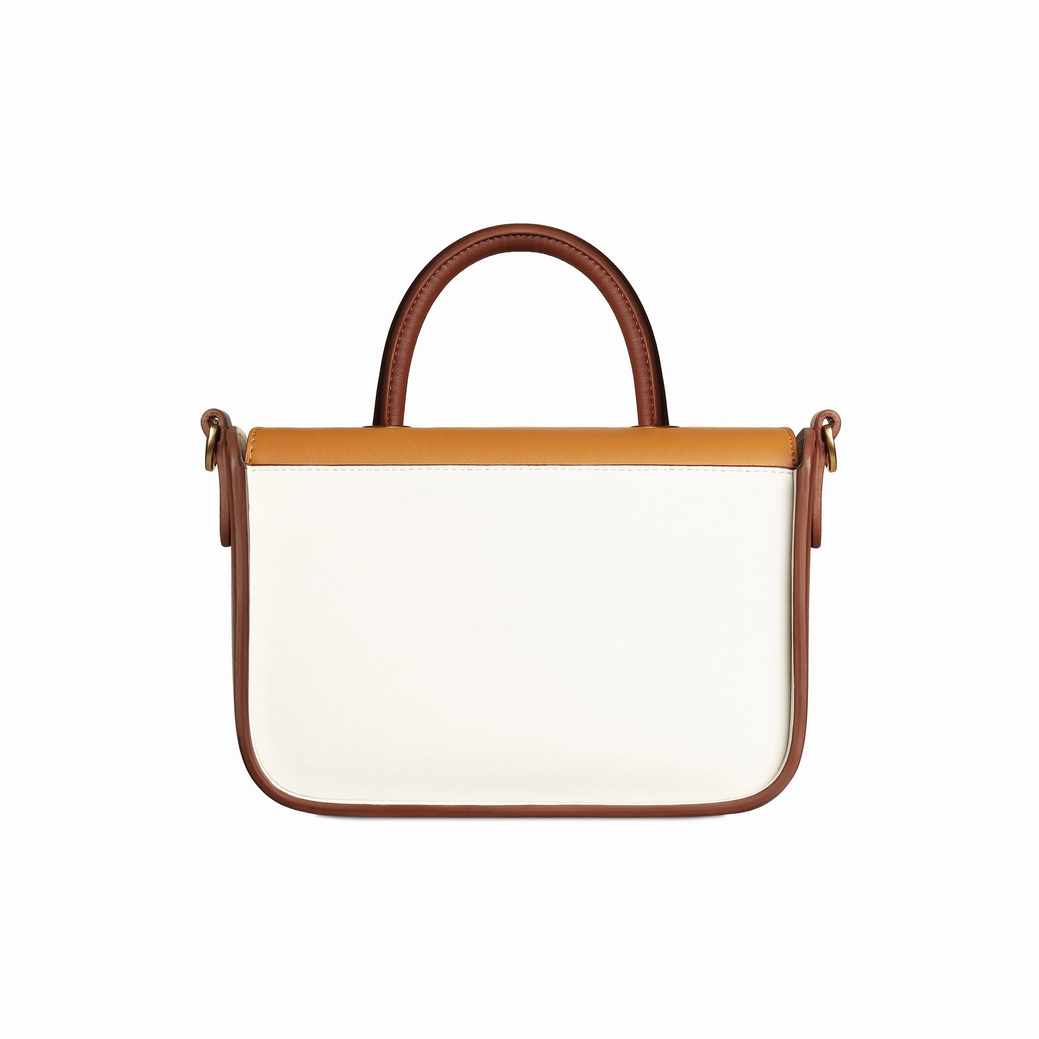 Sunrise Cactus Leather Vegan Crossbody Bag | Chestnut Honey