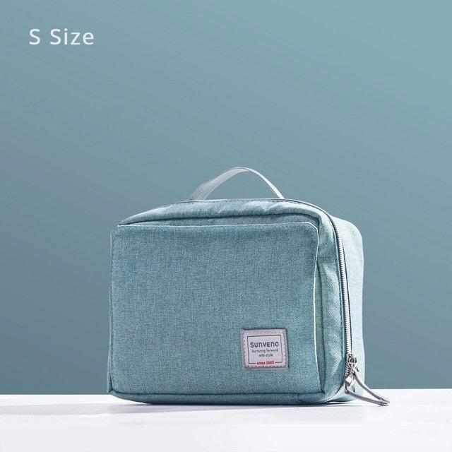 Sunveno Multifunctional Baby Diaper Organizer Reusable Waterproof Fashion Prints Wet/Dry Bag Mummy Storage Bag Travel Nappy Bag