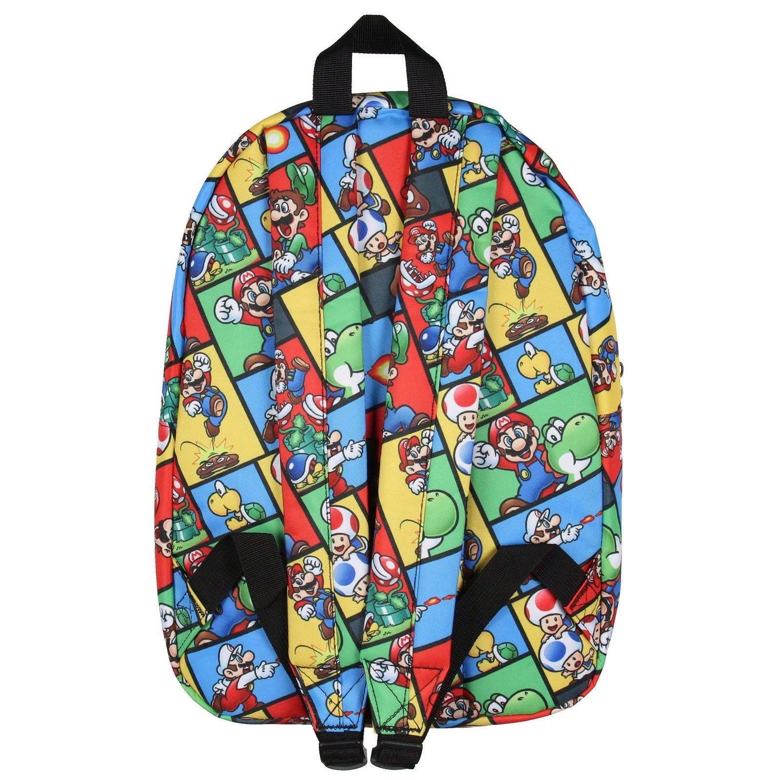 Super Mario Backpack Multi Character Video Game School Laptop Travel Backpack - One Size