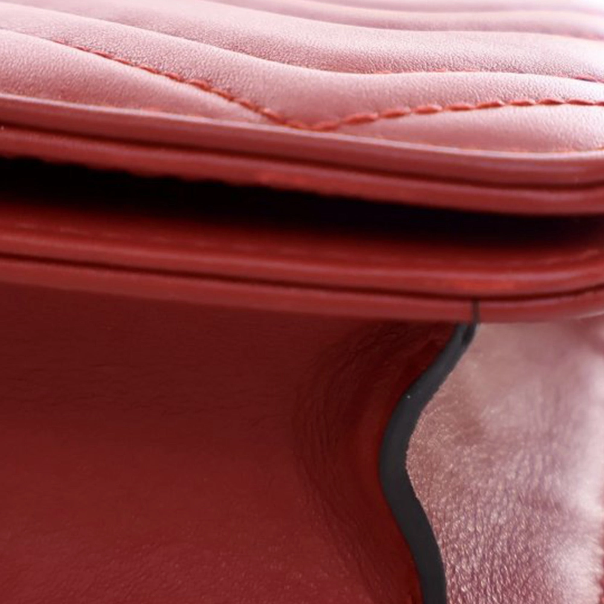 Super Mini Leather GG Marmont Matelasse Crossbody