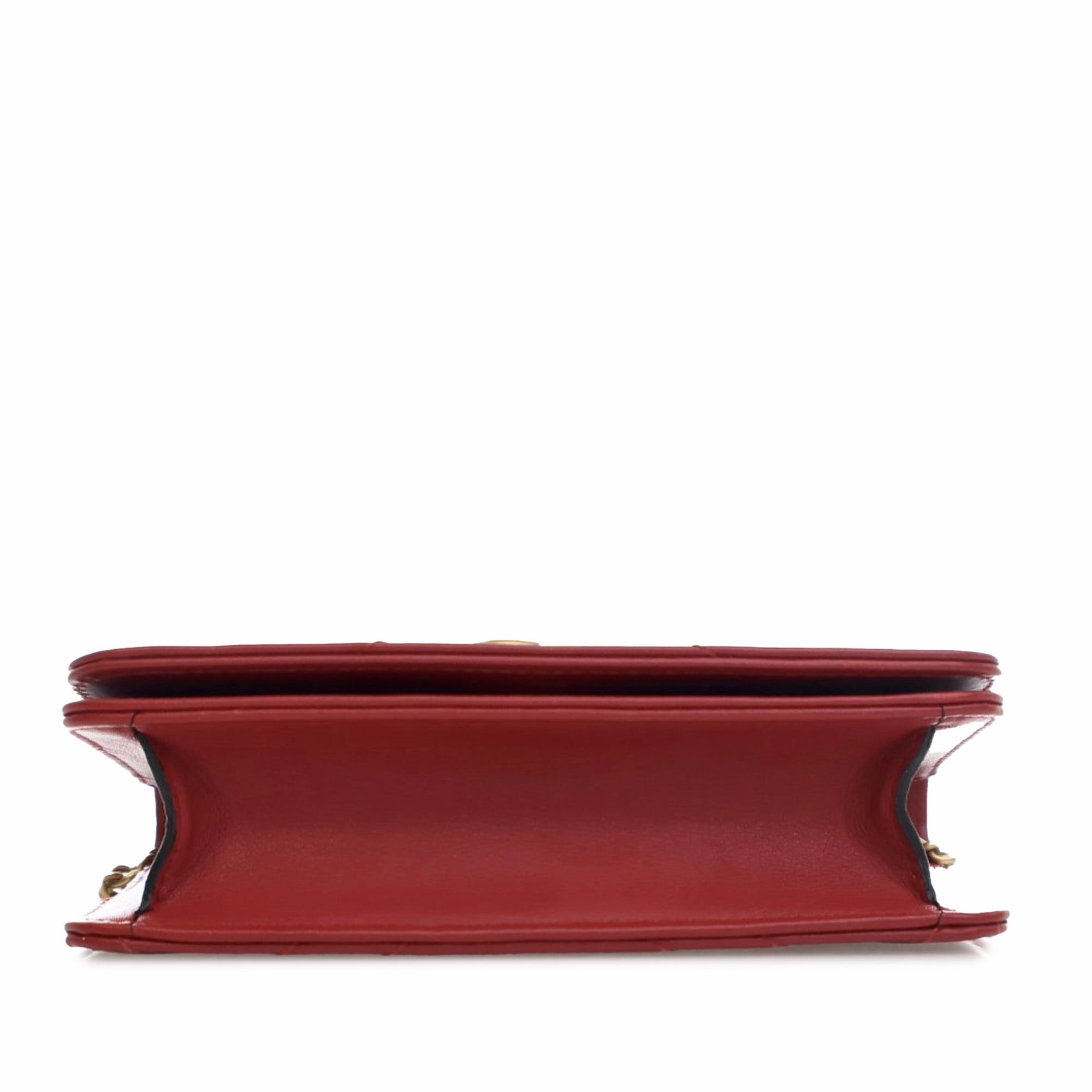 Super Mini Leather GG Marmont Matelasse Crossbody