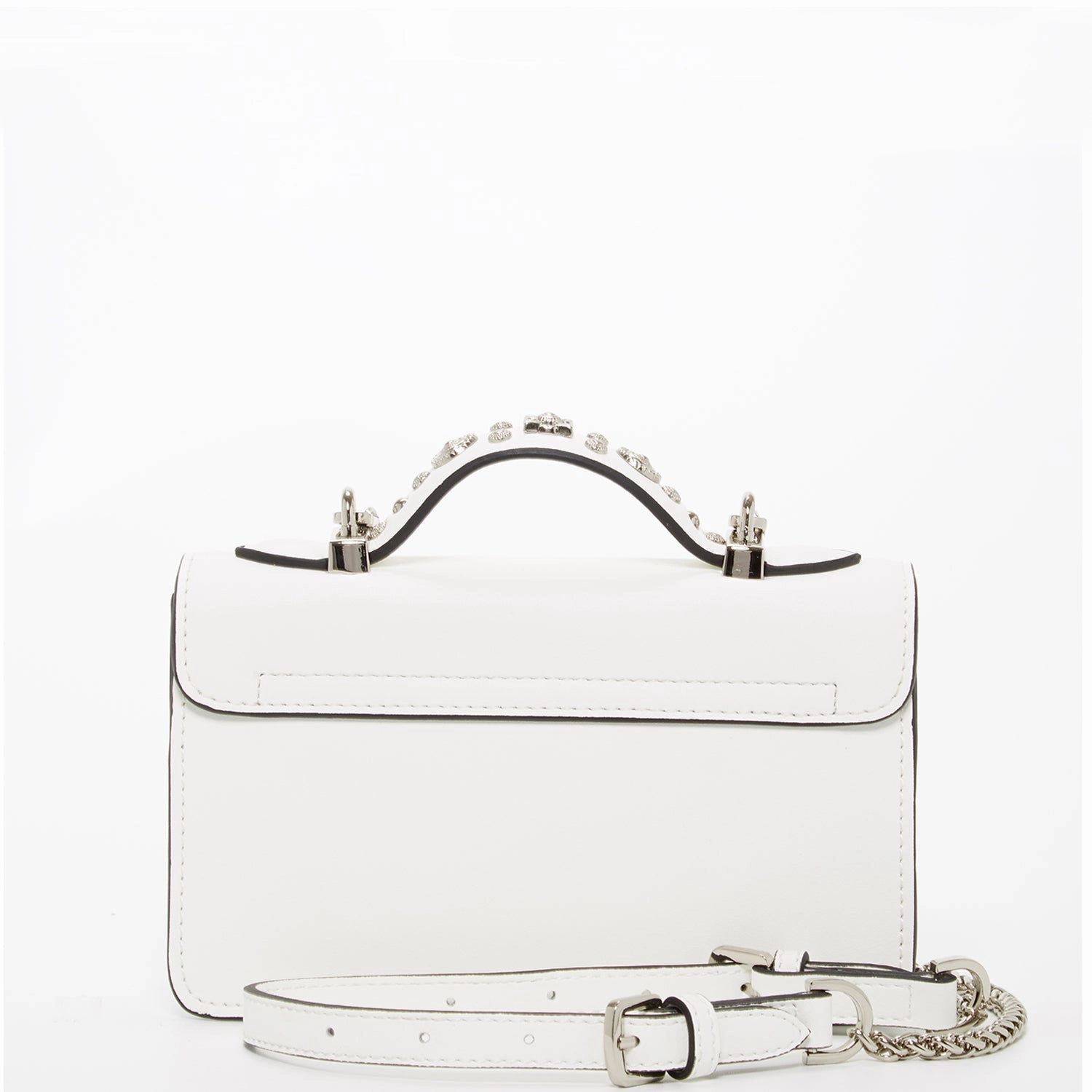 SUSU The Hollywood White Leather Crossbody Bag