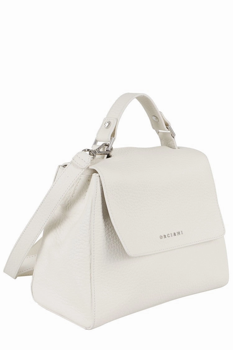 Sveva Soft S Bag In Textured Granta Leather