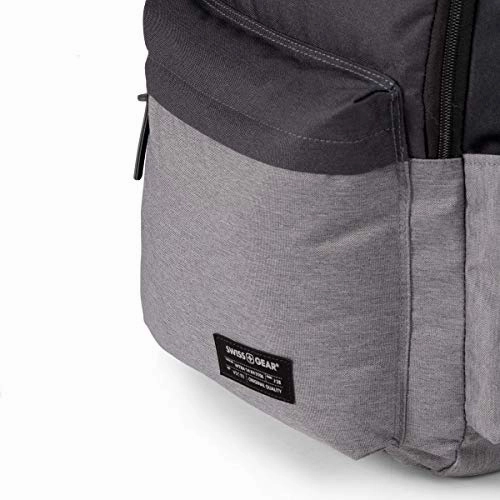 SWISSGEAR 2789 Laptop Backpack, Fits 13 Inch Laptop - Grey/Black